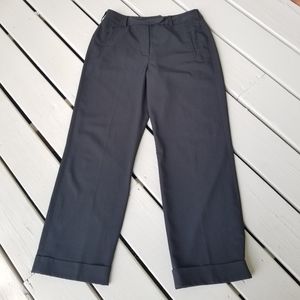 Black 8P flared Dress Pants w cuffs